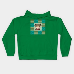 Christmas Highland Cow Patterns | Christmas Is Coming 2022 Kids Hoodie